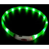 Illes-Laedchen Hunde-Halsband Hunde-Halsband LED Leuchtring Leuchthalsband große Farbauswahl, wiederaufladbar mit mitgeliefertem Kabel Typ C