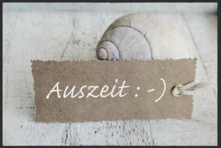 Fussmatte Auszeit 10020 | Größe: 60 cm x 45 cm