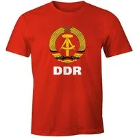 MoonWorks Print-Shirt Herren T-Shirt WM DDR Nostalgie Fun-Shirt Moonworks® mit Print