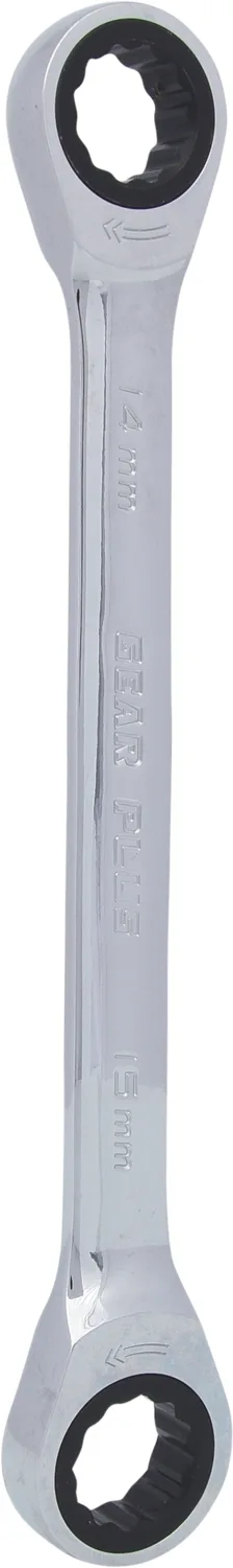 KS Tools GEARplus Doppel-Ratschenringschlüssel - 503.4505