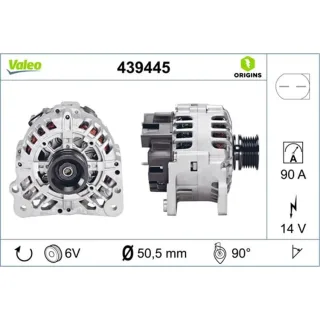Valeo Lichtmaschine 90A Audi Opel Seat Skoda VW