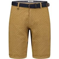Geographical Norway Chinos Chino Shorts kurze Hose Bermuda Knielang Stoff bequem mit Gürtel short