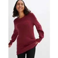 bonprix Longpullover mit dekorativen Knöpfen, mit Rundhalsausschnitt