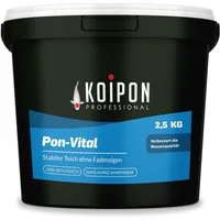 KOIPON Algenbekämpfung KOIPON Pon-Vital Biologische Alternative zum Fadenalgenvernichter, 100% biologisch, Fadenalgen verdrängen, Ohne Chemie, Made in Germany