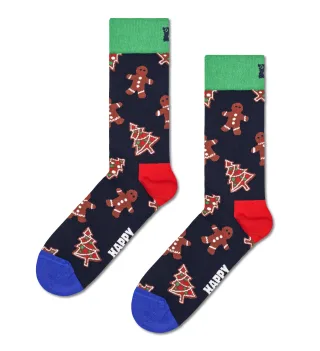happy socks - 1-Pack Gingerbread Cookies Socks Gift Set Blau - Gr. - 38
