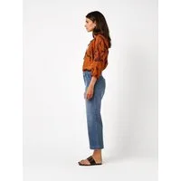 TONI 7/8-Jeans mit Stretch und im Cargo-Stil