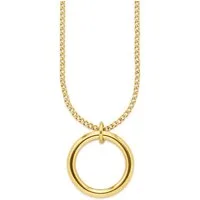 Aniston JEWELRY & WATCHES Lange Kette Schmuck Geschenk Edelstahlkette lang mit runden Anhänger