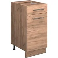 Vicco Unterschrank Fame-Line, Goldkraft Eiche/Goldkraft Eiche, 40 cm ohne Arbeitsplatte (1-St)