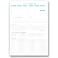 younikat Notizblock Notizblock Meine Wochenplanung I dv_297 I DIN A4
