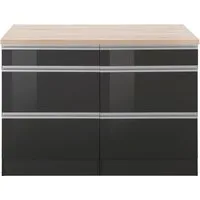 KOCHSTATION Unterschrank KS-Ohio Breite 120 cm