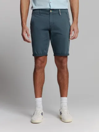 No Excess - Short Chino Garment Dyed Twill Stretch night - Gr. - 38