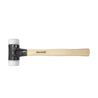 Wiha Schonhammer Safety sehr hart/sehr hart mit Hickory-Holzstiel, Rund-Schlagkopf - 26645