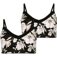 Jockey Bralette Soft Stretch Lace (2er Pack) verstellbare Träger für eine anpassbare Passform