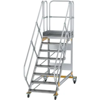 Munk Plattformtreppe 45° fahrbar Stufenbreite 800 mm - 600788
