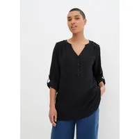 bonprix Tunika Casual Stil, Regular Fit, mit Rundsaum, mit Knopfleiste