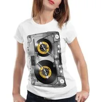 style3 T-Shirt DJ Tape mc musik disco 80er 90er retro kassette analog CD