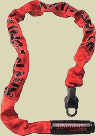 Kryptonite Keeper 785 Integrated Chain Kettenschloss 85 cm red