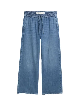 Tom Tailor - TTNELMA CULOTTE Jeans clean light stone blue denim - Gr. - 28