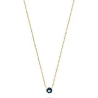 CHRIST Collier CHRIST Damen-Kette 375er Gelbgold 1 Farbstein