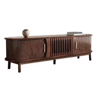 Urban Meuble Lowboard, Walnuss, Holzwerkstoff, Rechteckig, 165x46x40 cm, Wohnzimmer, Wohnwände, Lowboards, Lowboards stehend