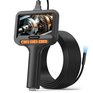 4.3'' IPS Screen Industrial Handheld HD 1080P 8mm Endoscope 8 LEDs IP67 Waterproof Auto Repair Plumbing Maintenance Appl