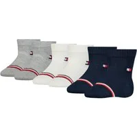 Tommy Hilfiger Socken TH BABY SOCK 6P ECOM (6er-Pack) mit ikonischen Streifenakzenten