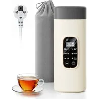 Maestri House Reise-Wasserkocher Reise-Wasserkocher 0,55 l, 6 Temperaturstufen, LED-Display, 0.55 l, 400 W, 550 ml Schnellkochfunktion, kleiner Wasserkocher aus Edelstahl 304