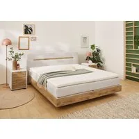 Jockenhöfer Gruppe Boxspringbett Hetty erhältlich in der Größe 180x200cm, schwebende Optik, 7-Zonen-Matratze, Topper, mehrere Härtegrade wählbar