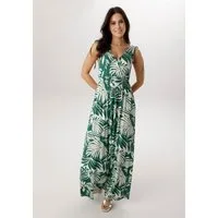 Aniston SELECTED Sommerkleid mit breiten Trägern zum Raffen