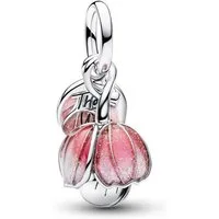 Pandora Charm-Einhänger PANDORA Charm-Anhänger Blume aus Sterlingsilber und Emaille