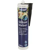HOBBY Aquariendeko Hobby Silikonkleber, schwarz - 310 ml