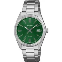 CASIO TIMELESS COLLECTION Quarzuhr UTP-1302PD-3A1VEF, Armbanduhr, Damenuhr, Herrenuhr, Edelstahlarmband, analog, Tag