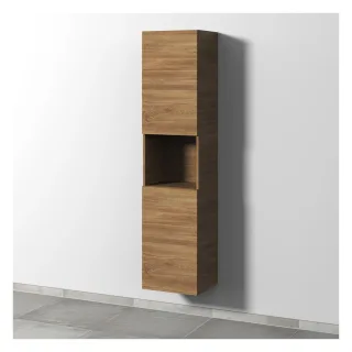 Sanipa 3way Hochschrank mit 2 Türen und 1 offenem Fach, Eiche-Kansas SM11659