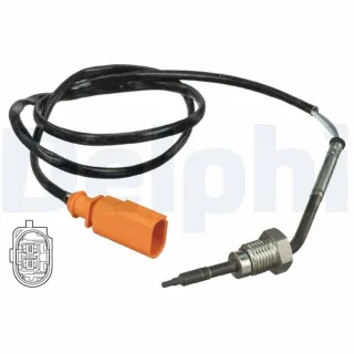 Delphi Abgastemperatursensor nach Partikelfilter Seat Cordoba Ibiza Skoda Fabia Roomster VW Polo