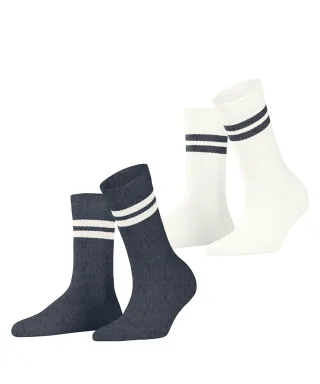 ESPRIT socks & tights - Esprit Tennis Stripe 2-Pack Damen sortiment - Gr. - 40.5