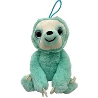 soma Kuscheltier Faultier Kuscheltier grau XXL 25 cm Plüschtier blau türkis (1-St), Super weicher Plüsch Stofftier Kuscheltier für Kinder zum spielen