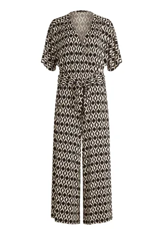 Betty Barclay - Jumpsuit Schwarz/Beige - Gr. - 42