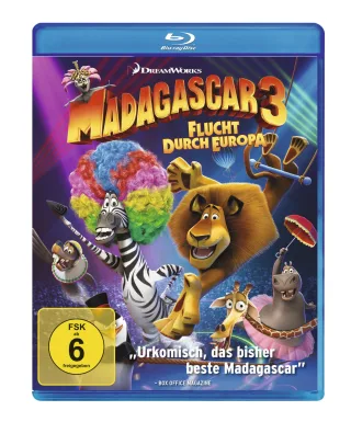 Madagascar 3 - Flucht durch Europa [Blu-ray]