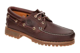 Timberland 50009 648 TB Authentic_Halbschuhe Rot - burgundy Fettleder Echtled...