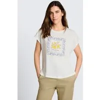 TOM TAILOR T-Shirt T-Shirt (im Einserpack) T-Shirt im Material-Mix