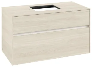 Villeroy & Boch Waschtischunterschrank Collaro C12500 1000x548x500mm 2 Ausz. Waschtisch mittig White C12500AA