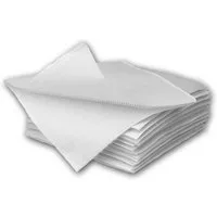world-trading-net Klettband Klett-Pads 10er Pack, 10x10cm, weiß, selbstklebend