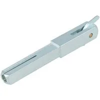 MS Beschläge Türbeschlag Vierkant abgesetzter Wechselstift 10/8mm verzinkt