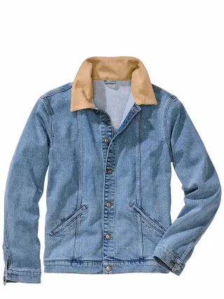 Mey & Edlich Herren Denimjacke Atelier 1873 Blau 97 % Baumwolle, 3 % Elasthan