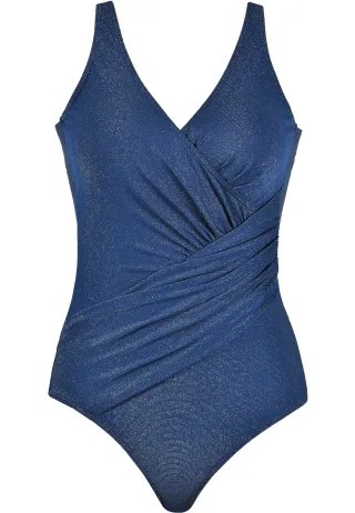 NATURANA - Shapewear Badeanzug marine glam - Gr. - 38B