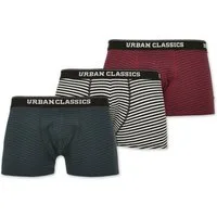URBAN CLASSICS Boxershorts Urban Classics Männer Boxer Shorts 3-Pack (1-St)