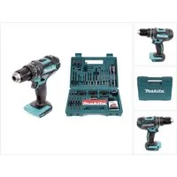 Makita Akku-Schlagbohrschrauber DHP 482 Z Akku Schlagbohrschrauber 18V 62Nm Solo + Makita Bit & Bohre