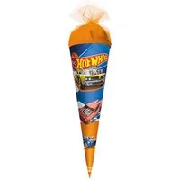 Roth Schultüte Hot Wheels, 50 cm, rund, Tüllverschluss