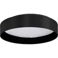OTTO home LED Deckenleuchte Merryn, CCT - über Fernbedienung, LED fest integriert, Neutralweiß, Warmweiß, Deckenlampe Ø38 x H9 cm mit Textil-/Stoffschirm, CCT, Fernbedienung