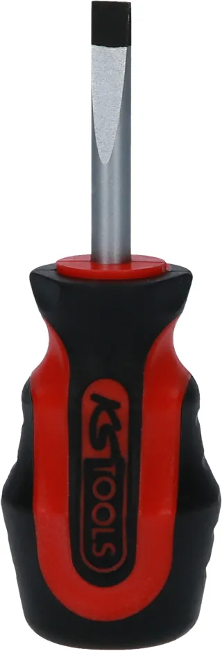 KS Tools ERGOTORQUEplus Schlitz-Schraubendreher, kurz - 159.1001